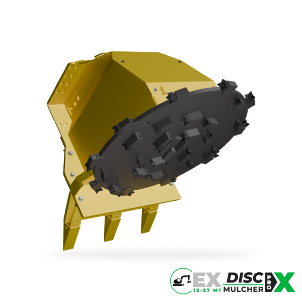 13-27MT EXCAVATOR DISC MULCHER PRO X
